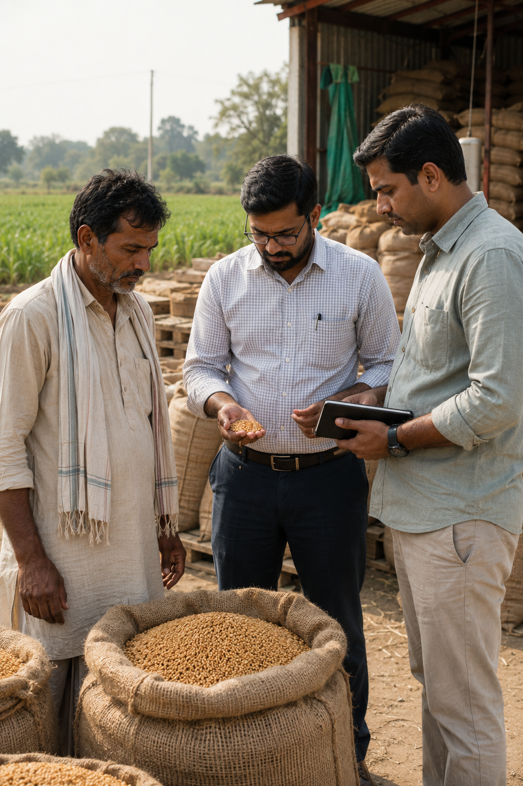 ASL Agro team coordinating agricultural commodity supply