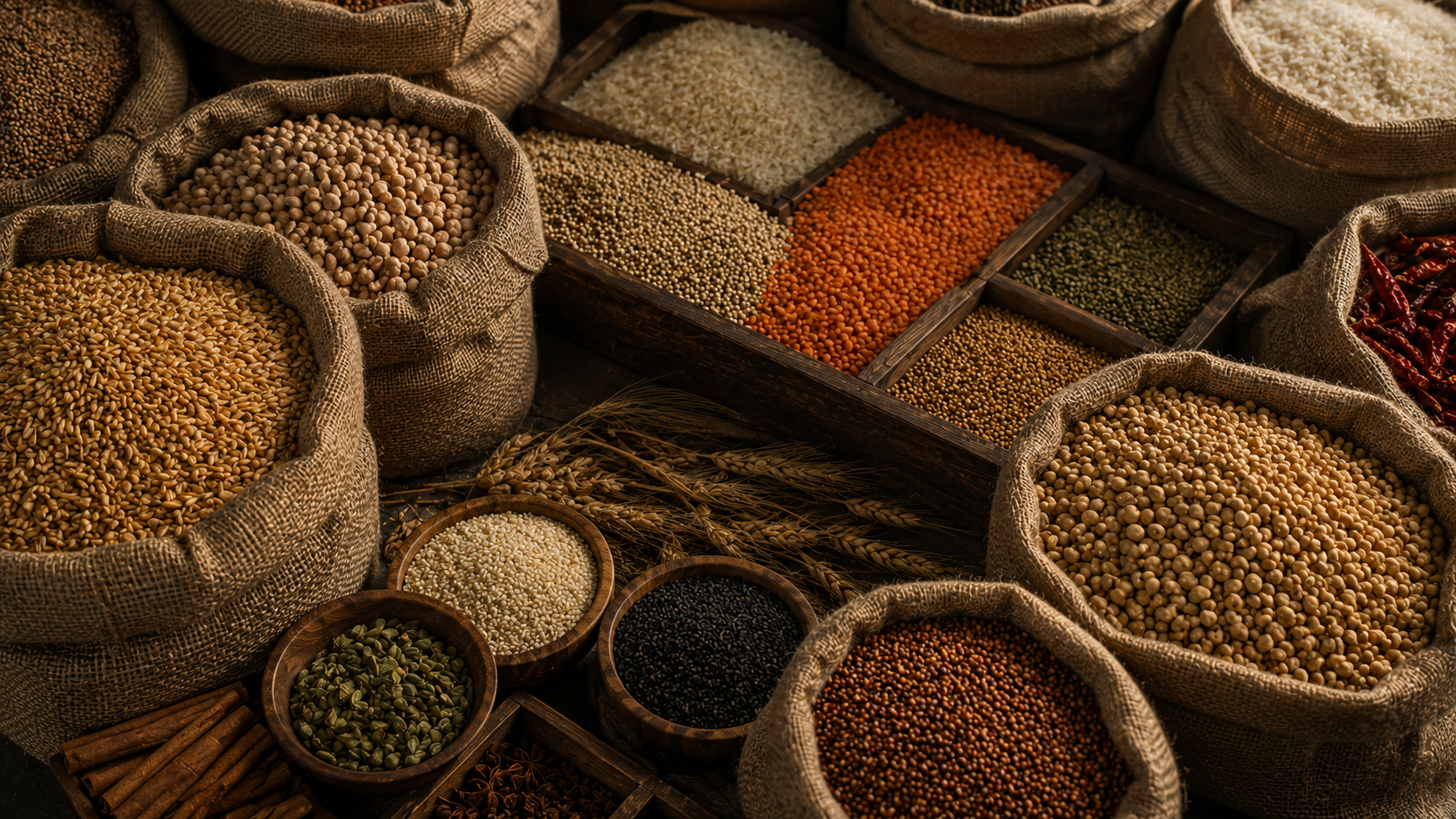 Agricultural commodities prepared for sourcing and trade