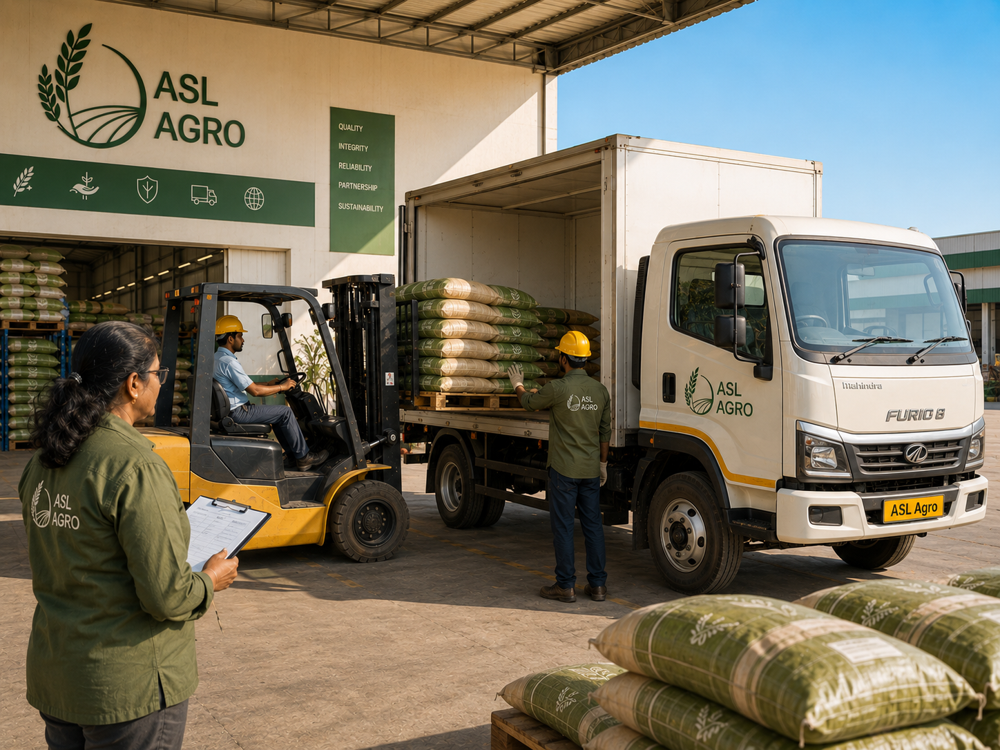 Agricultural crop being carefully inspected